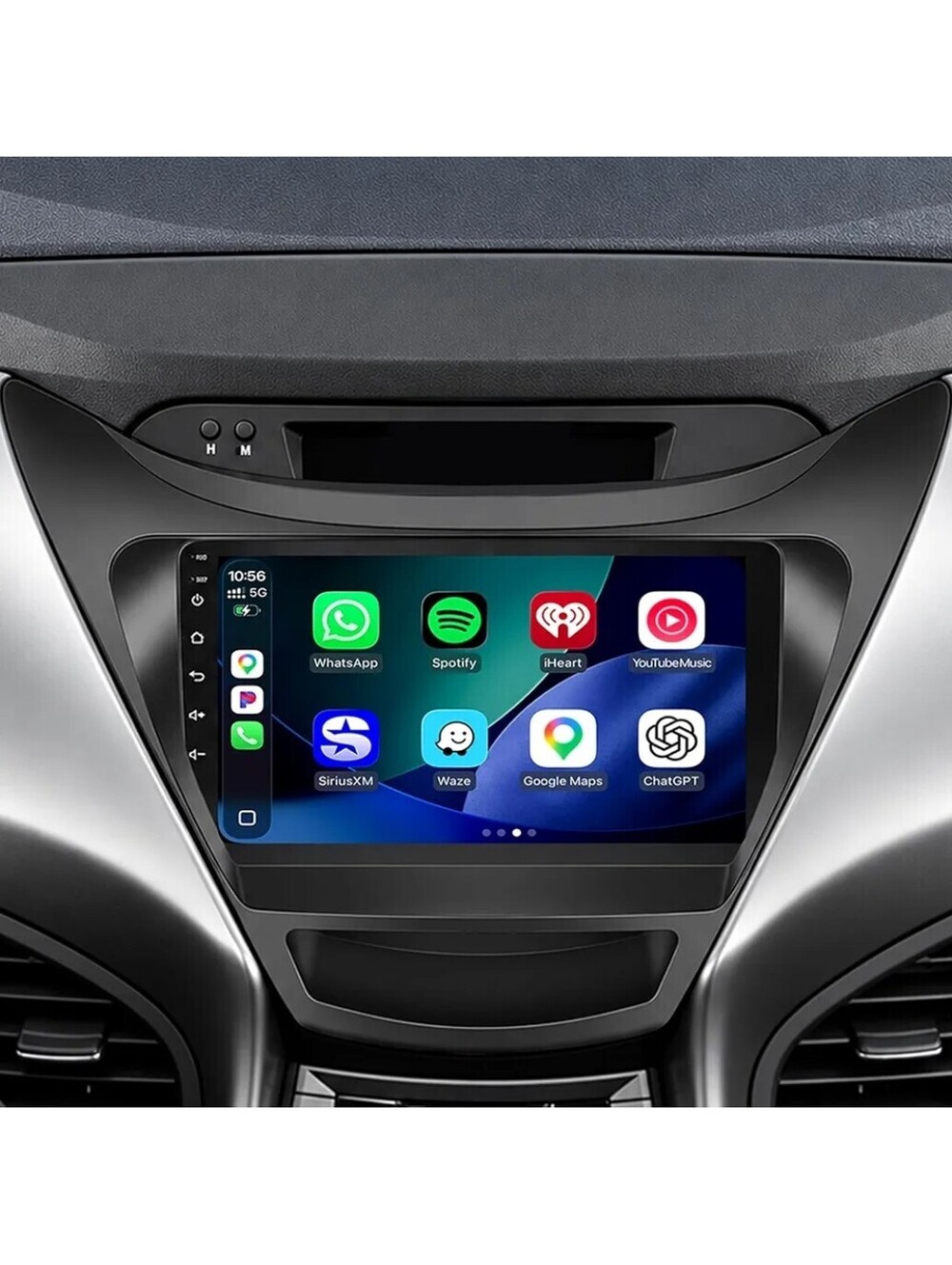 Hyundai Elantra 2011-2013 9" Android 13 QLED Car Stereo CarPlay Radio 64GB